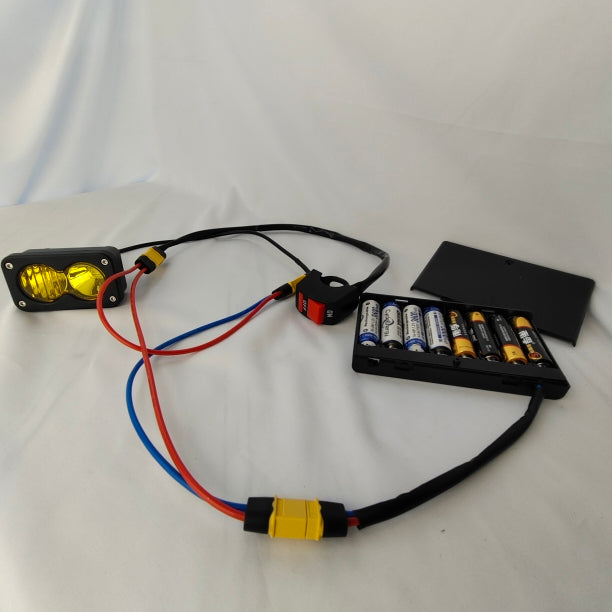 Baja Headlight Universal 8-AA Battery Powered