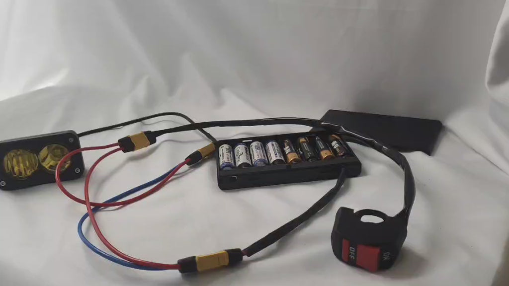 Baja Headlight Universal 8-AA Battery Powered